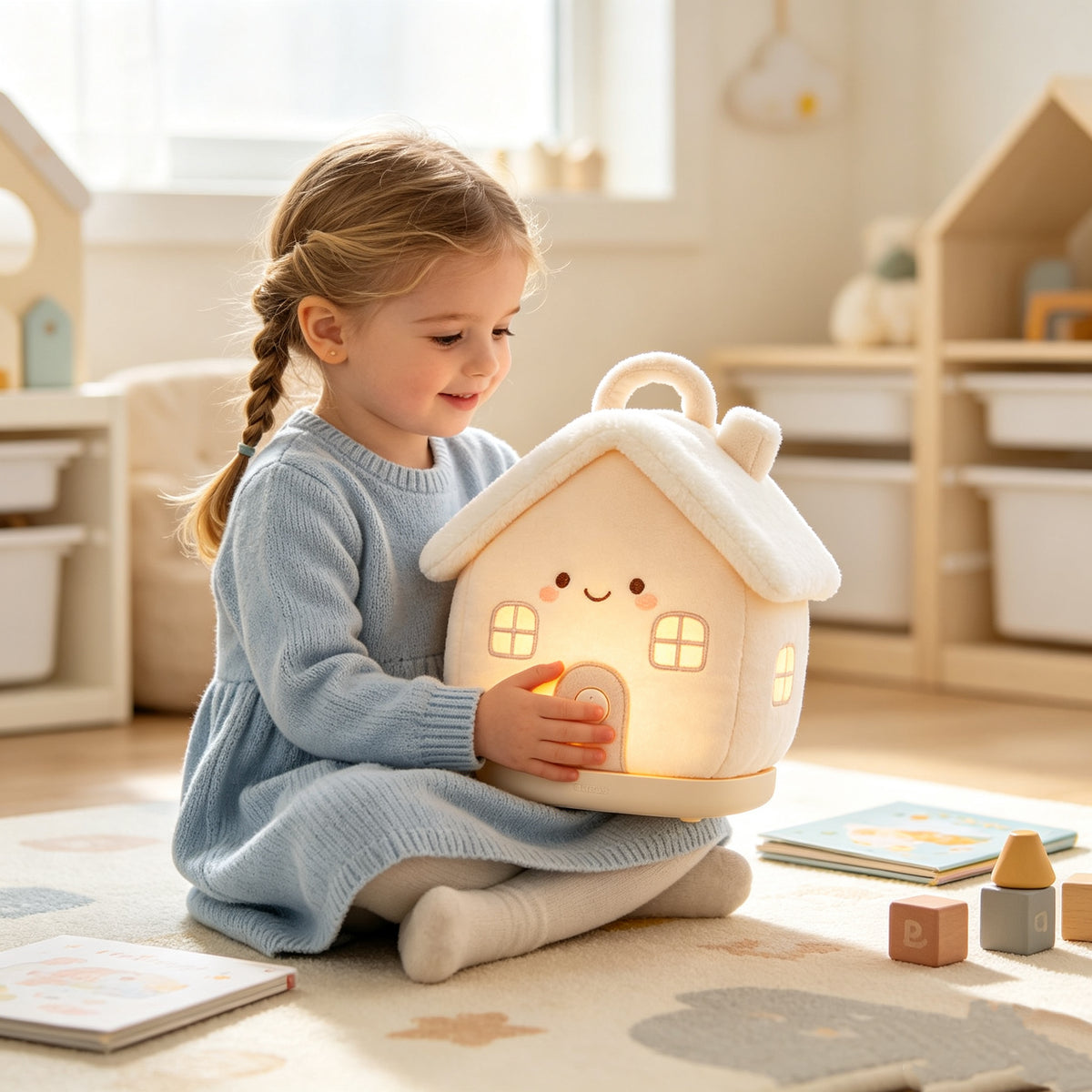 🏠 Rainbow Nightlight Buddy Plush