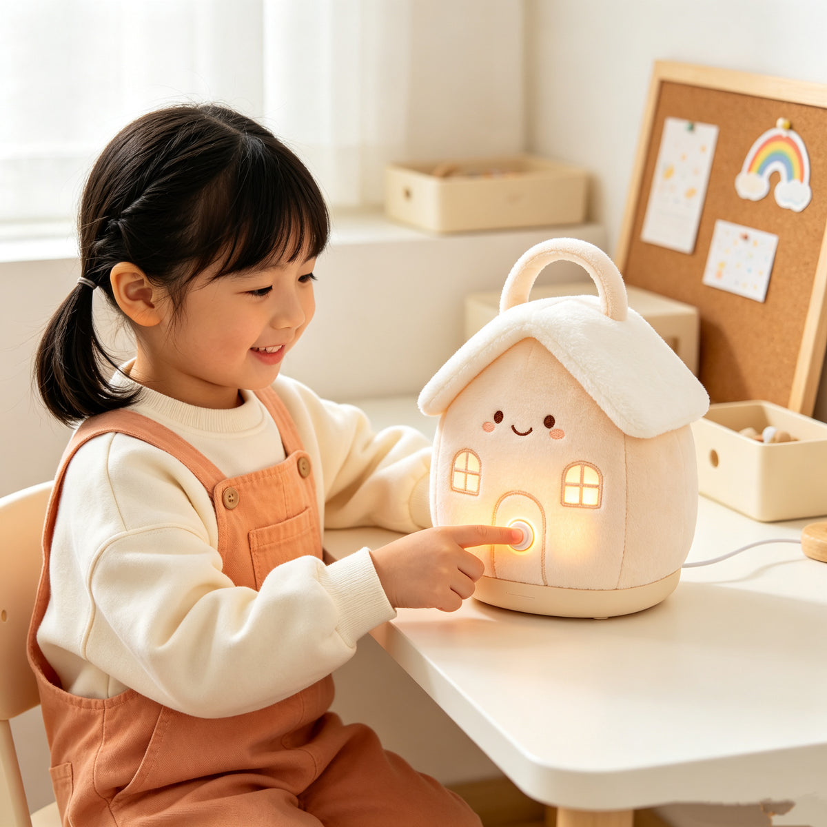 🏠 Rainbow Nightlight Buddy Plush