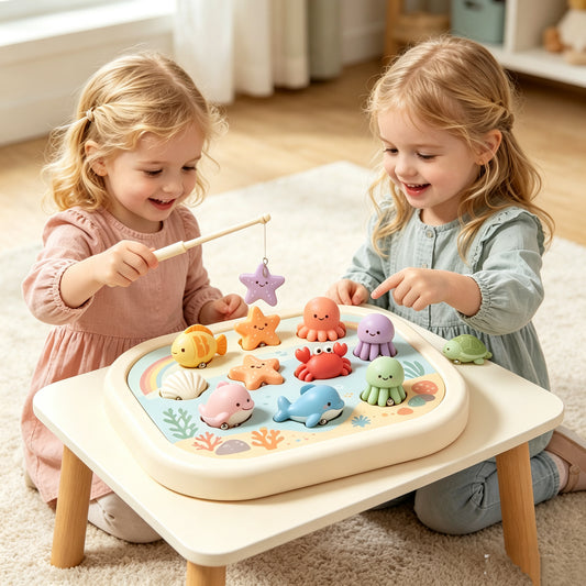 🎣Magnetic Ocean Fishing Game for Toddlers