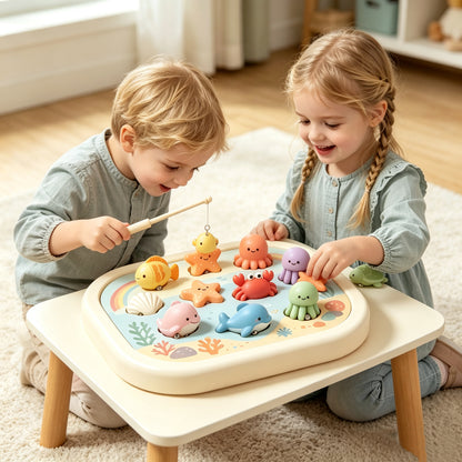 🎣Magnetic Ocean Fishing Game for Toddlers