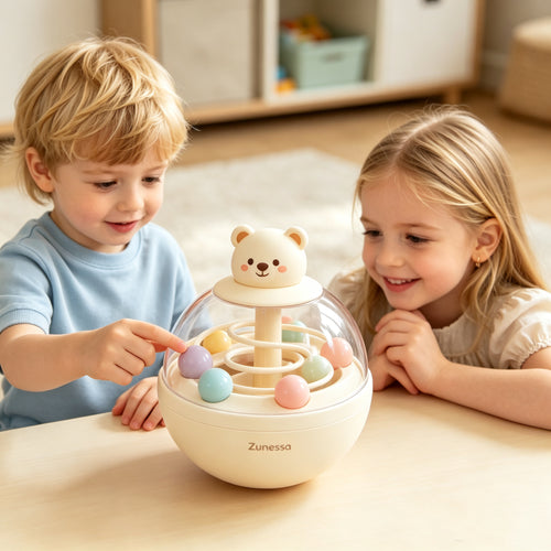 🔮Rainbow Bear Maze Roly-Poly Toy for Toddlers