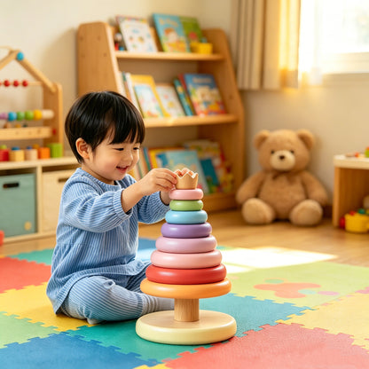 🌳 Rainbow Stacking Tree