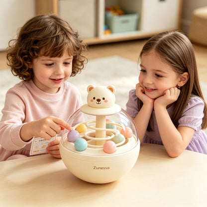 🔮Rainbow Bear Maze Roly-Poly Toy for Toddlers