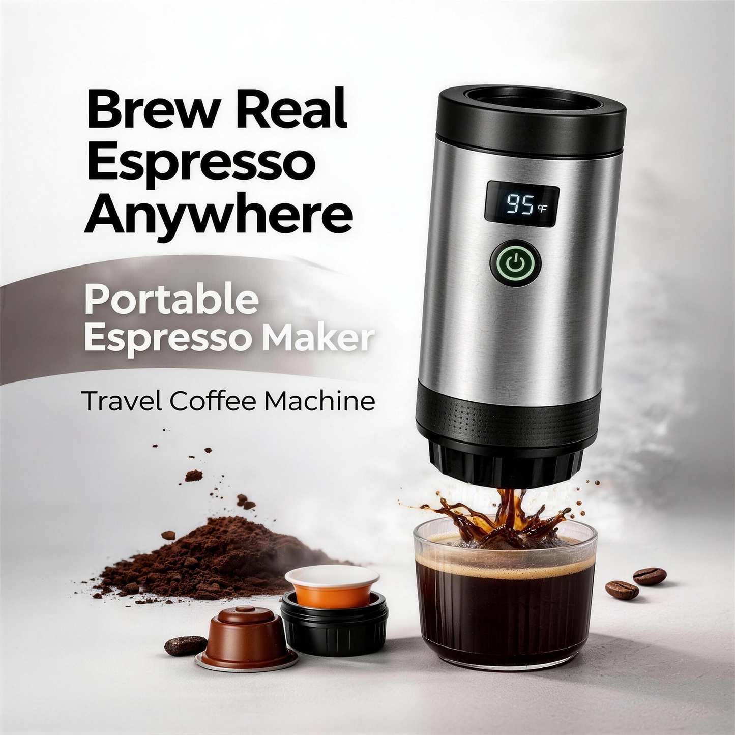 ☕𝑷𝒐𝒓𝒕𝒂𝒃𝒍𝒆 𝑬𝒔𝒑𝒓𝒆𝒔𝒔𝒐 𝑴𝒂𝒌𝒆𝒓 – 𝑼𝑺𝑩 𝑹𝒆𝒄𝒉𝒂𝒓𝒈𝒆𝒂𝒃𝒍𝒆 𝑻𝒓𝒂𝒗𝒆𝒍 𝑪𝒐𝒇𝒇𝒆𝒆 𝑴𝒂𝒄𝒉𝒊𝒏𝒆 𝒇𝒐𝒓 𝑪𝒂𝒑𝒔𝒖𝒍𝒆𝒔 & 𝑮𝒓𝒐𝒖𝒏𝒅 𝑪𝒐𝒇𝒇𝒆𝒆