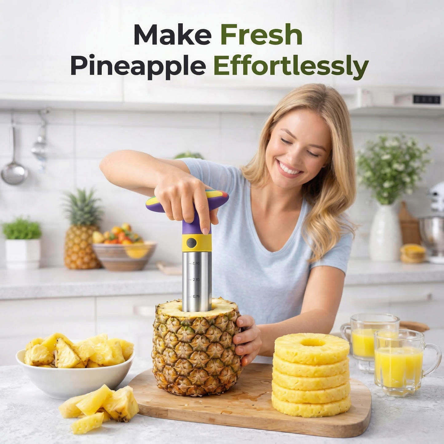 🍍𝑺𝒕𝒂𝒊𝒏𝒍𝒆𝒔𝒔 𝑺𝒕𝒆𝒆𝒍 𝑷𝒊𝒏𝒆𝒂𝒑𝒑𝒍𝒆 𝑪𝒐𝒓𝒆𝒓 & 𝑺𝒍𝒊𝒄𝒆𝒓 – 𝑬𝒂𝒔𝒚 𝑻𝒘𝒊𝒔𝒕 𝑭𝒓𝒖𝒊𝒕 𝑪𝒖𝒕𝒕𝒆𝒓 𝒘𝒊𝒕𝒉 𝑬𝒓𝒈𝒐𝒏𝒐𝒎𝒊𝒄 𝑯𝒂𝒏𝒅𝒍𝒆